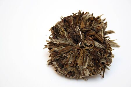 green tea flower - globe amaranthe and chrysanthemumの写真素材