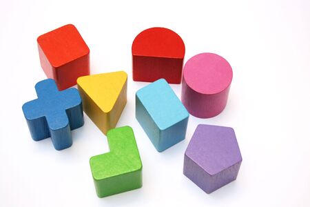 blocks of different shapes and colors