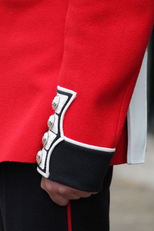 uniform of a grenadier guardの写真素材