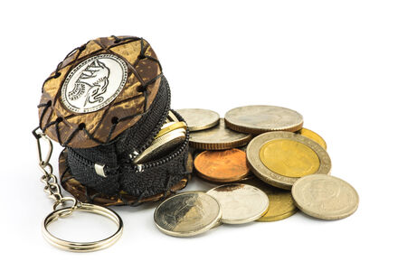 Mini bag for moneyの写真素材
