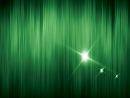 Green space with bright stars illustration. Concept abstract art background and image processing design.の写真素材