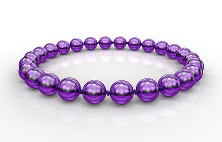 bracelet isolated on white background with clipping path.の写真素材