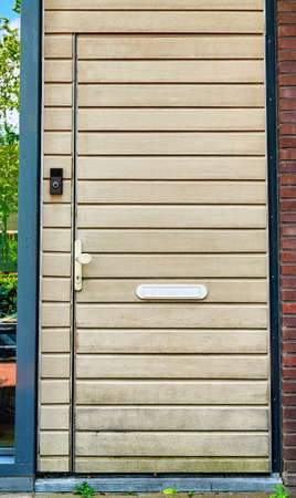 house door in the Netherlands.The entrance to a dutch home.