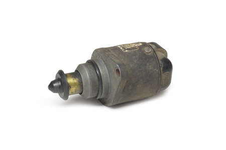 idle speed control sensor (IAC), isolated on white background. with clipping pathの写真素材