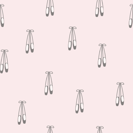 Ballet shoes on pastel backgroundのイラスト素材