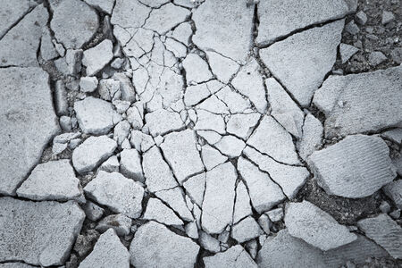 concrete breakの写真素材