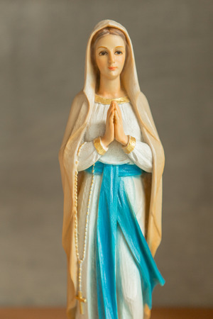 Saint Mary, Saint Mary statue at Office in my, Thailand.の写真素材