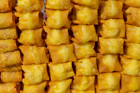 Original Fried dumplings of  asia in thailandの写真素材