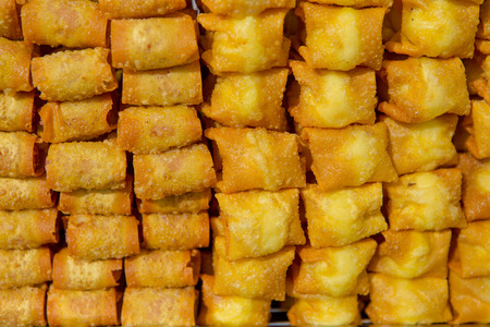 Original Fried dumplings of  asia in thailandの写真素材