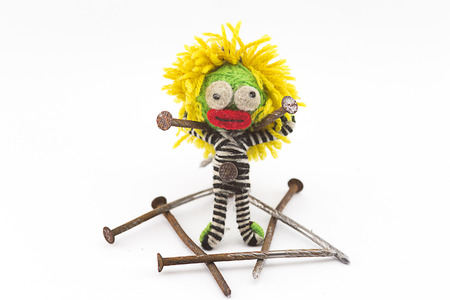 black magic voodoo. And black magic Thailand is alarming.の写真素材