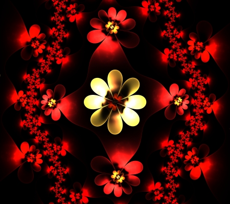 Abstract flower backgroundの写真素材