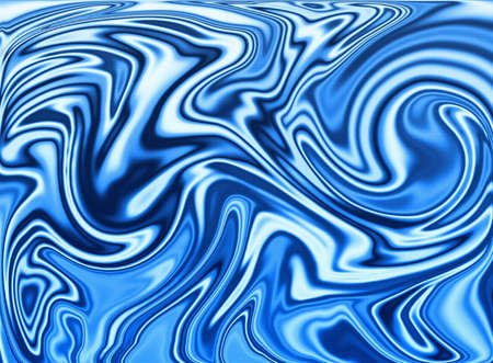 Abstract backgrounds with waves and swirls in blue colourの写真素材