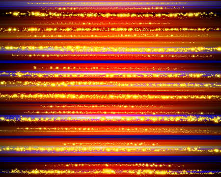 Colourful background with lines motion blur and sparklesの写真素材
