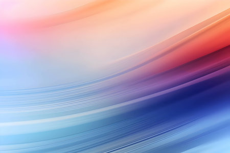 An abstract background adorned with intersecting blue and orange lines, resulting in a visually captivating and dynamic design.のイラスト素材