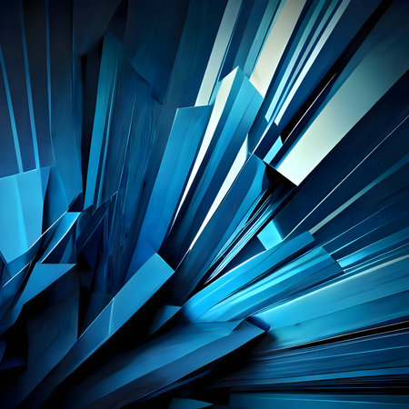 An abstract background wallpaper showcasing waves and curves in shades of turquoise, creating a visually captivating and dynamic design.のイラスト素材
