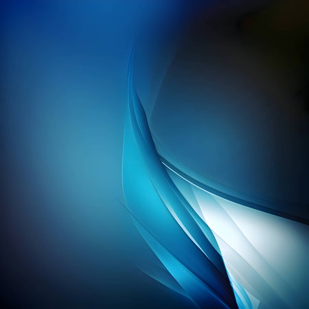 An abstract background wallpaper showcasing waves and curves in shades of turquoise, creating a visually captivating and dynamic design.のイラスト素材