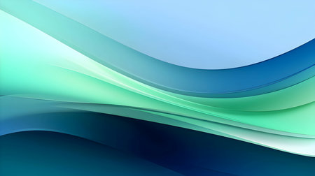 An abstract wallpaper featuring amorphous and colorful panoramic waves, creating a visually captivating and dynamic design.のイラスト素材