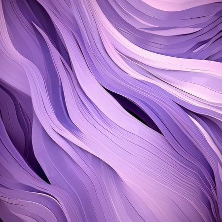 Abstract background design: Purple abstract wavy background. 3d rendering, 3d illustration.の写真素材