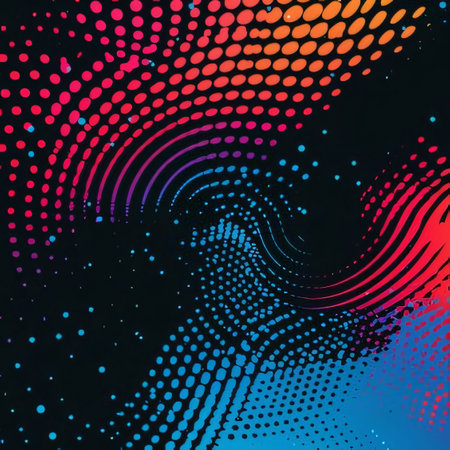 Abstract background design: Abstract background with halftone dots. Vector illustration for your designの写真素材