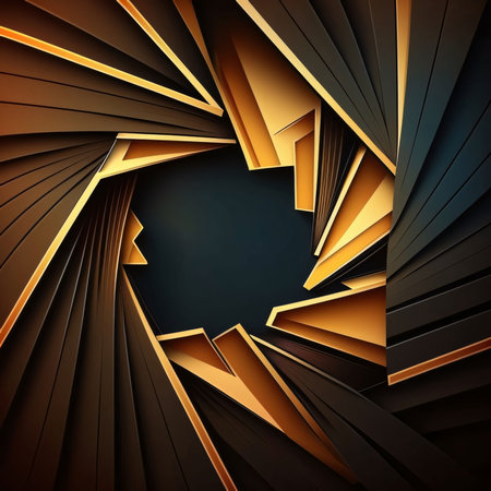 Abstract background design: Abstract background with yellow and black elements. Vector illustration. Eps 10の写真素材