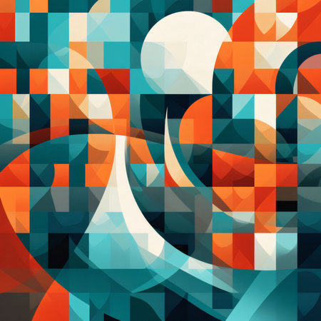 Abstract background design: Abstract background, geometric pattern, vector illustration eps10 graphic.の写真素材