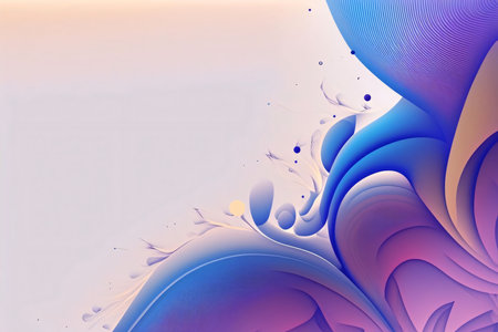 Abstract background design: abstract background with blue and purple elements, 3d render...