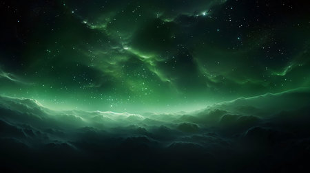 Abstract background design: Fantasy space background with stars and nebula. 3d rendering