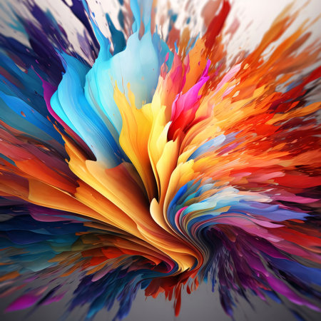 Abstract background design: abstract colorful background. 3d rendering, 3d illustration.