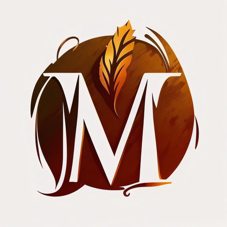 Graphic alphabet letters: Initial Letter M Logo Template Design. Elegant Letter M Logo Designの写真素材