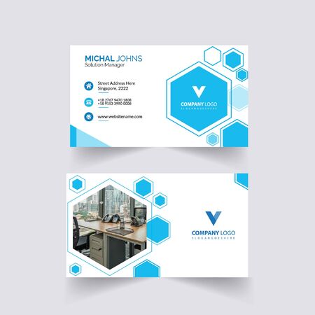 abstruct business cardのイラスト素材