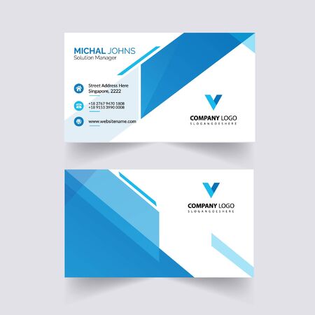 creative business card templateのイラスト素材