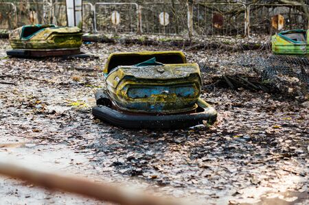 autodrome in Pripyatの写真素材