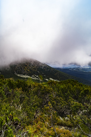 view of high Tatraの写真素材