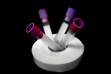 Close up of EDTA tube.の写真素材