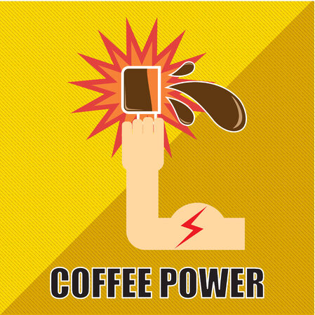 Coffee Powerのイラスト素材