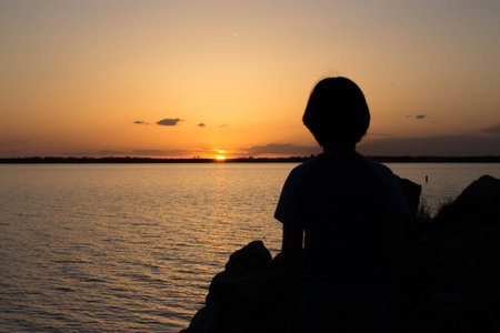 A Boy's Wonderの写真素材