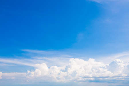 clouds in the blue sky, nature backgroundの写真素材