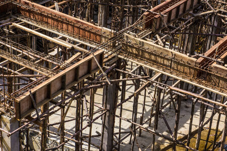 New residential construction home framing.Construction siteの写真素材