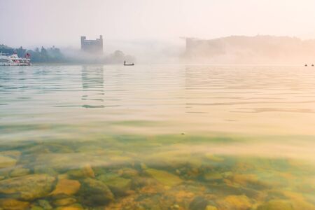 Sun moon lakes beautiful morning, Taiwanのeditorial素材