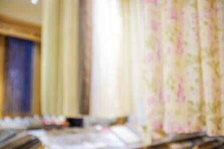 Blur home mart store with bokeh backgroundの写真素材