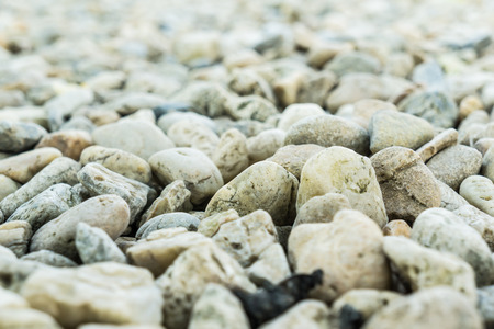 Sea stone texture background, Selective focus of rackの写真素材