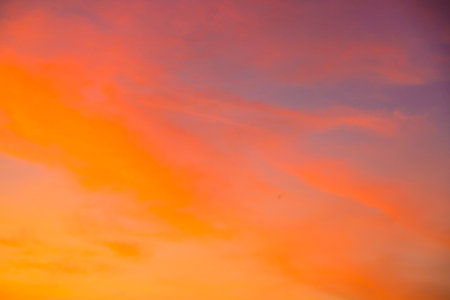 Colorful sunset dramatic sky with cloud, Nature landscapeの写真素材