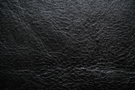 Genuine old black cow leather, Leather texture