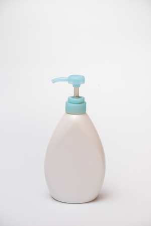 Beauty skin care bottle on white backgroundの写真素材