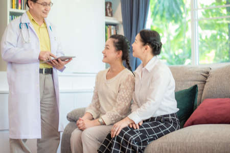 Smart doctor advisor women in clinic healthy conceptの写真素材