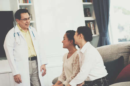 Smart doctor advisor women in clinic healthy conceptの写真素材