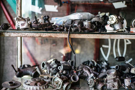 Motorcycle engine and gear repair in shop transport industry