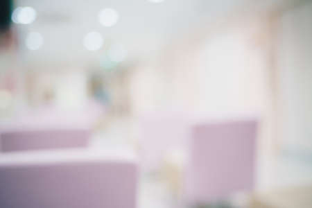 Abstract blur  empty hospital and clinic interior for background. Healthy concept