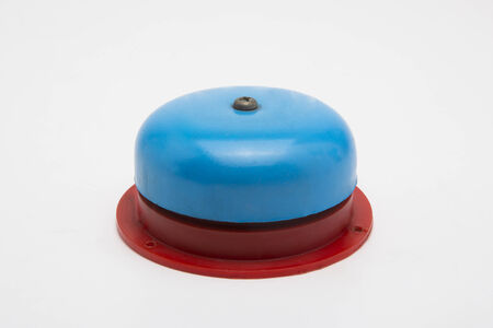 Reception bell isolated on whiteの写真素材