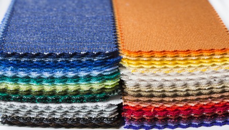 fabric color samplesの写真素材